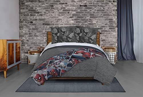 Unforgettable Spider-Man Comforter Sham Set for Kids