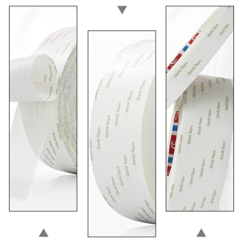 TEHAUXTransparent Duct Tape Double Sided Adhesive Tape for Office Use