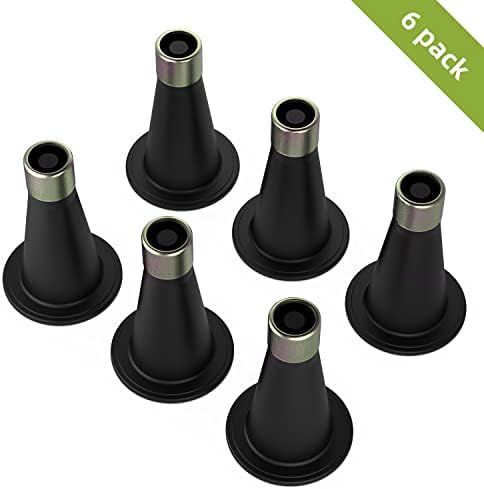 6-Piece Bed Frame Feet Risers for Stability Security
