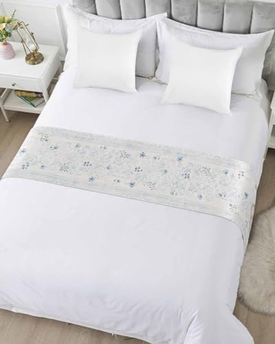 Jolunifun Easter Bunny Bed Runner for Queen Bed Soft Durable Luxury Assist