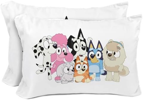 Sunrise Bedtime Reversible Bluey Pillowcases