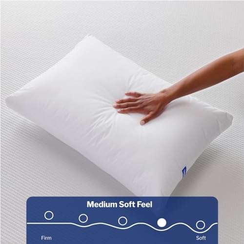 Casper Essential Pillow for Sleeping Two-Pack White True Comfort