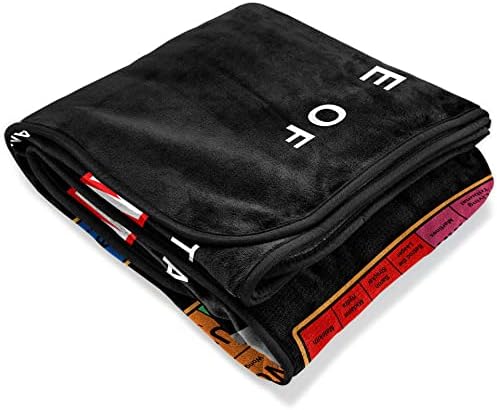 Super Soft Marvel Periodic Table Blanket