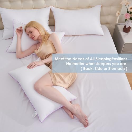 VAINOC Breathable Queen-Size Bedpillows
