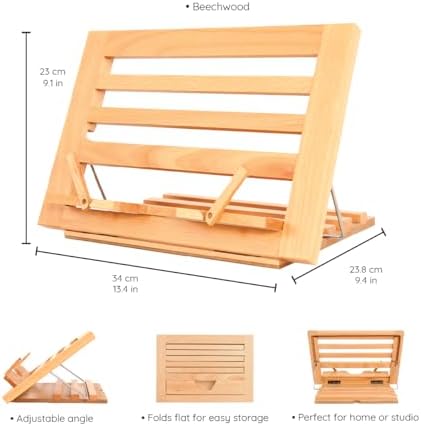 Beechwood Tabletop Art Easel