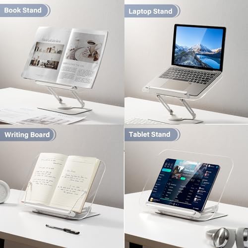 Stylish Adjustable Acrylic Book Stand