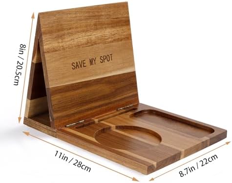 3HQ Acacia Triangle Book Holder