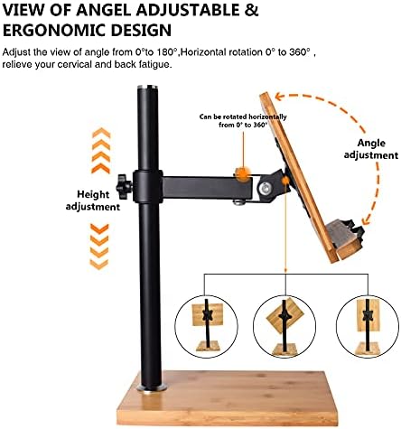 Adjustable Hand-Free Book Stand for Reading