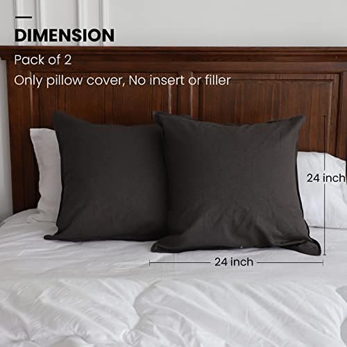 Flax-Cotton Linen Euro Shams