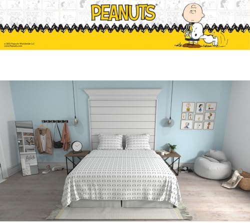 Franco Collectibles Peanuts Snoopy King Sheet Set