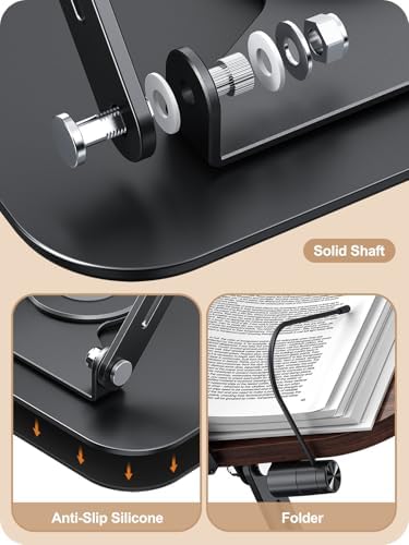Ergonomic 360 Adjustable Book Stand for Comfortable Reading