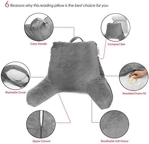 Nestl Reading Pillow Standard Bed Pillow