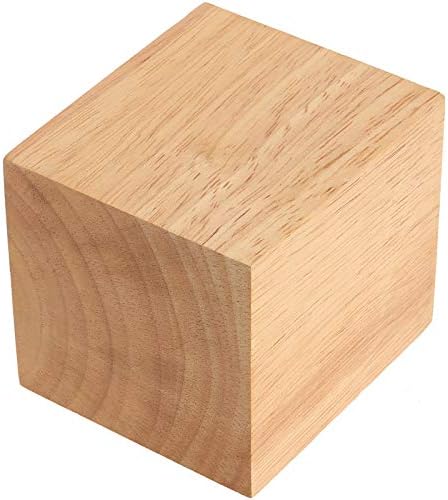 4-Pack 3-Inch Natural Wood Bed Risers