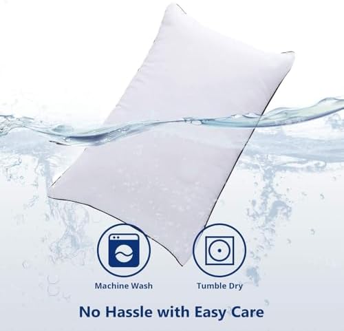 JOLLYVOGUE Bed Pillows 2 Pack - Cooling Support for All Sleepers