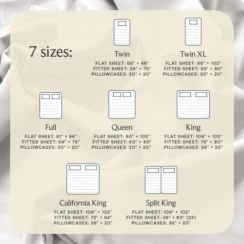 Perfect 6-Piece King Sheet Set Mid-Range Luxury Breathable Soft Deep Pockets