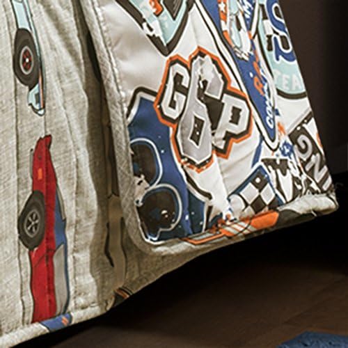 Lush Decor Race Car Quilt Set for Kids FullQueen
