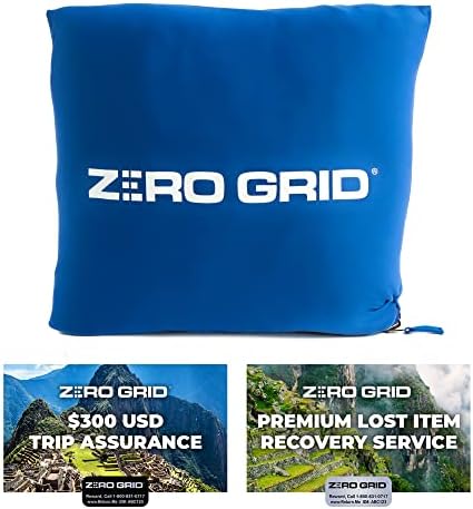 Zero Grid Lightweight Travel Blanket Royal Blue