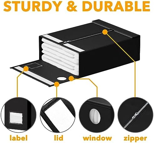 SpaceAid Folding Bed Sheet Organizers