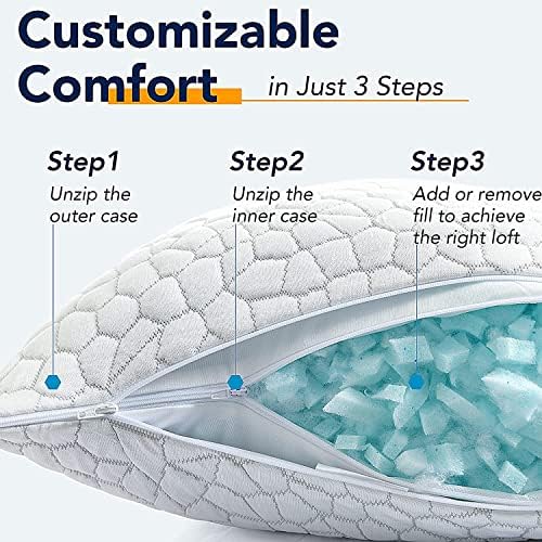 Cooling Ergonomic Memory Foam Pillow