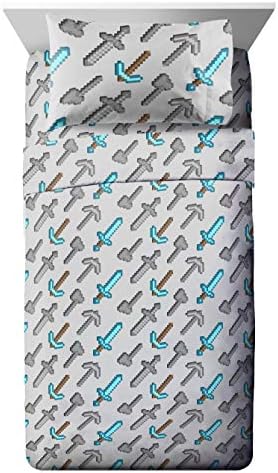 Jay Franco Minecraft Isometric Characters Twin Sheet Set