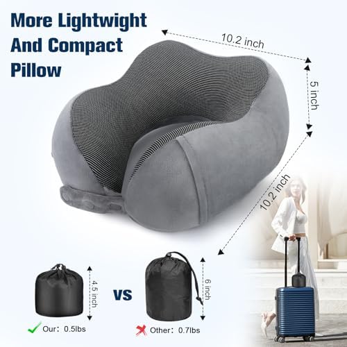 Memory Foam Travel Pillow