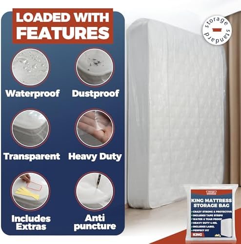 Storage Standard KingMattress Bags for Moving Storage