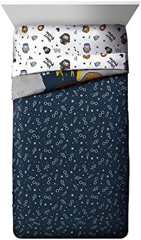 Harry Potter Twin Comforter Set Gray - Best for Kids