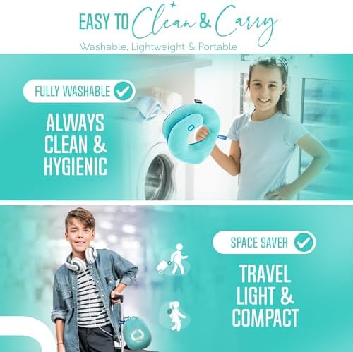 BCOZZY Kids Travel Neck Pillow Comfort Support for Little Ones