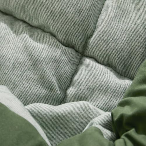 Byourbed Twin Comforter - Moss Gray Stripe