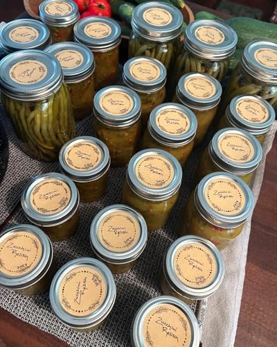 500 Label Stickers for Cans Mason Jars Crafts