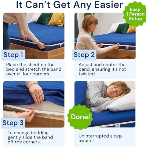 Keep Sheets Tightly Bound with the Rubber Hugger Bed Holder