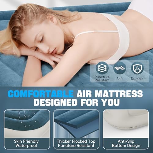 Queen Air Mattress with Built-in Pump
