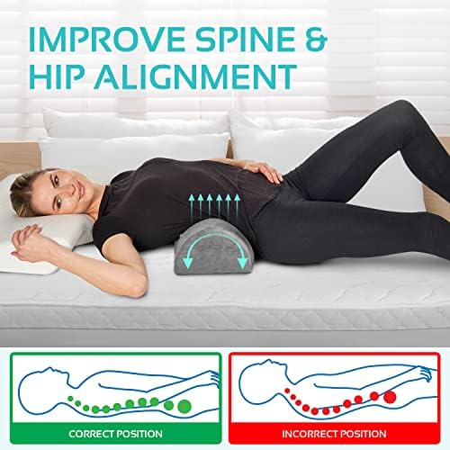 Sturdy Half-Moon Leg Pillow