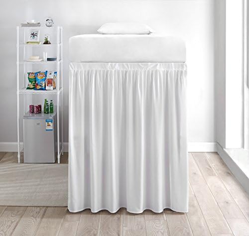 Twin XL Bed Skirt with Ties