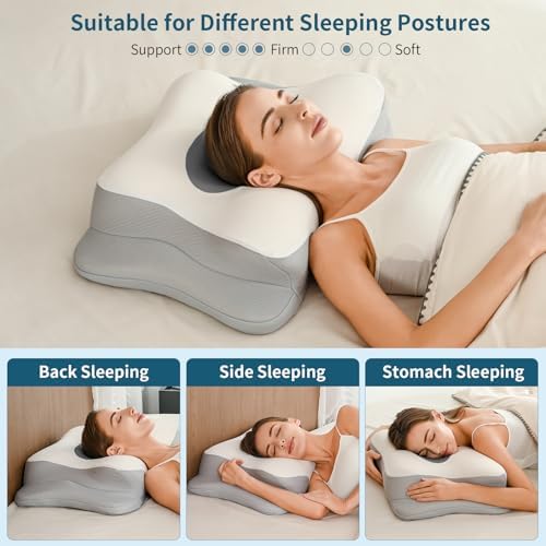 Discover Pain-Free Sleep with HAMYODO Cervical Neck Pillow