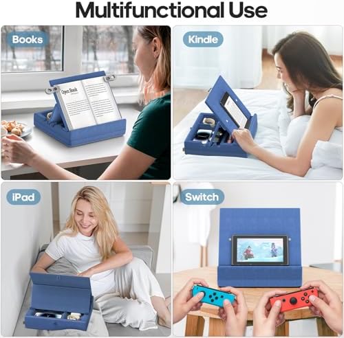 Multi-functional Book Stand with Storage for Ipad and Tablets