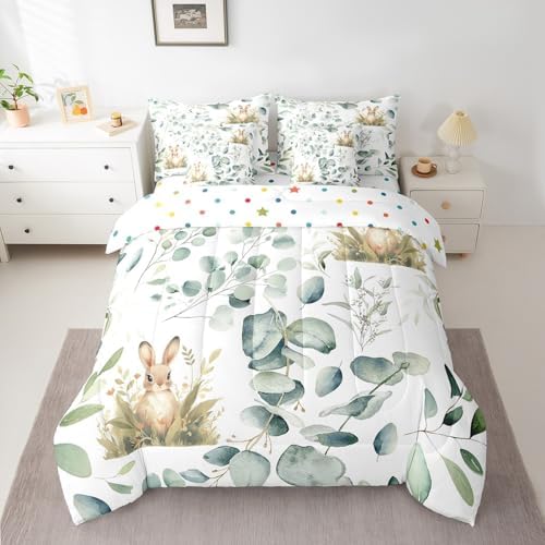 Erosebridal 7-Piece Bunny Bedding Comforter Set