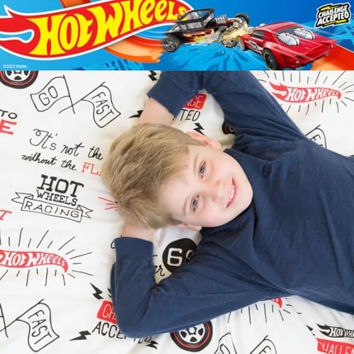 Franco Hot Wheels Kids 3-Piece Sheet Set Twin