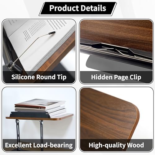 Universal 360 Swivel Book Stand for Reading Cooking or Home Use