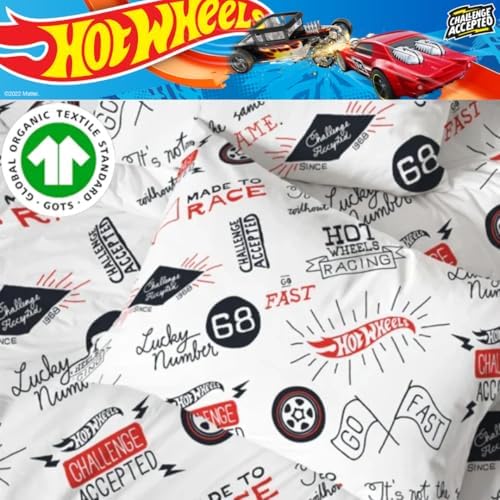 Franco Hot Wheels Kids 3-Piece Sheet Set Twin