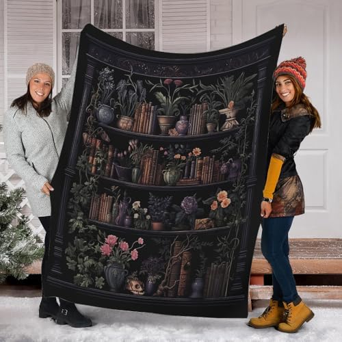 Gearpenguin - Dark Academia Inspired Blanket for Book Lovers