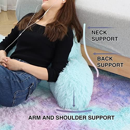 A Nice Night Faux Fur Reading Pillow