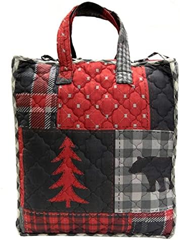Donna Sharp FullQueen Quilt Set - Trendy Gingham Design Machine Washable