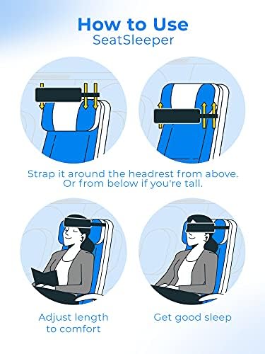Travel Pillow for Airplane Seats Comfy and Portable