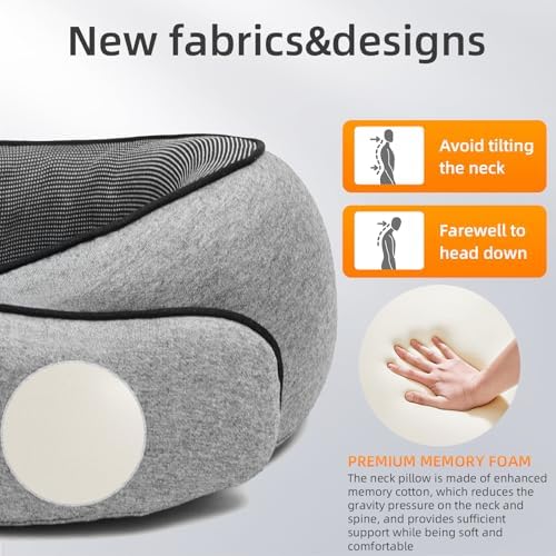 Memory Foam Neck Pillow for Travel