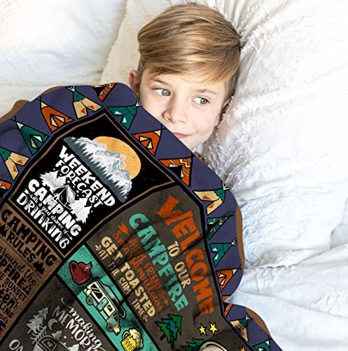 60x50 inch camping blanket