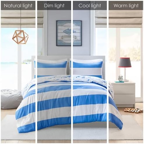 Exclusive - Fun Adorable Dolphin Reversible Bedding for Kids