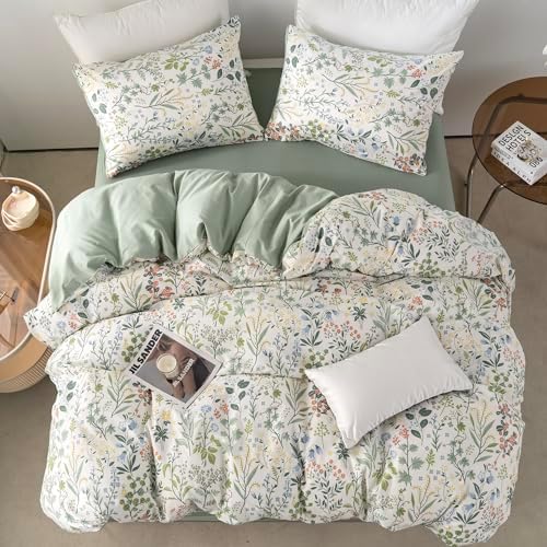 Floral Queen Duvet Cover Set