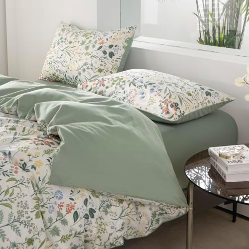 Floral Queen Duvet Cover Set