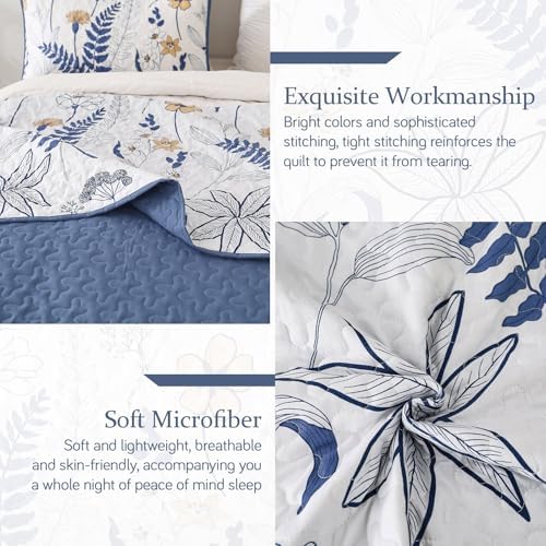 Anibedding Floral Quilt King Set